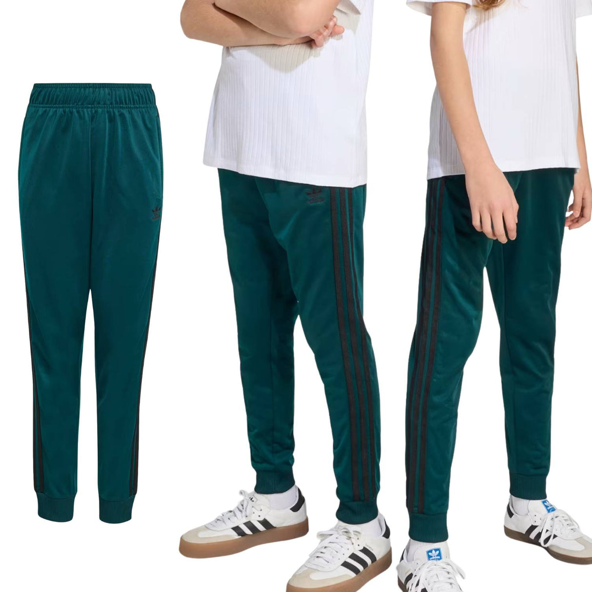 PANTALONE ADIDAS JV8569 ADICOLOR ACETATO VERDE