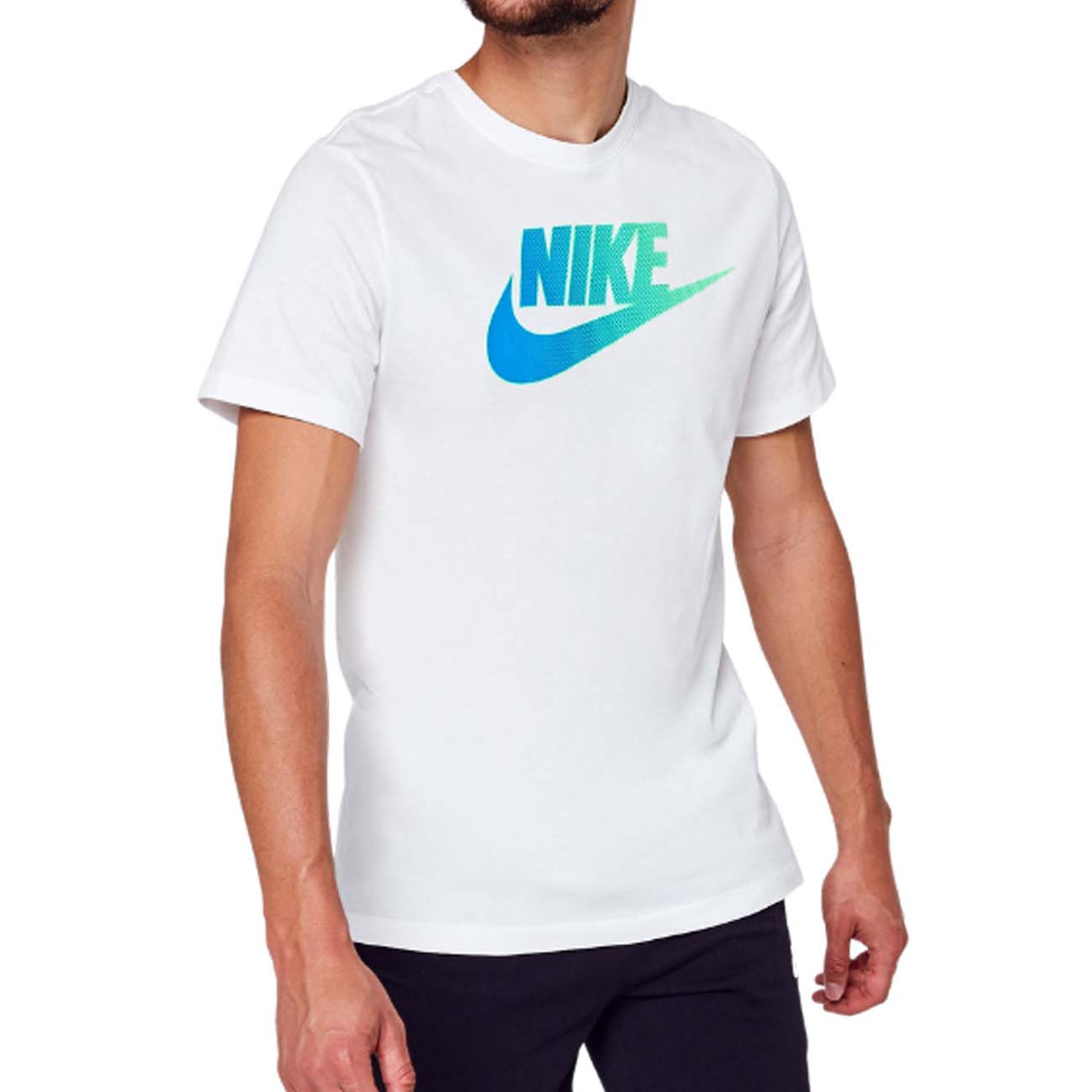 T-SHIRT NIKE DQ1112 100 BRAND MARK BIANCO