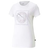 WOMEN'S T-SHIRT PUMA 674451 GRAPHICS COTTON