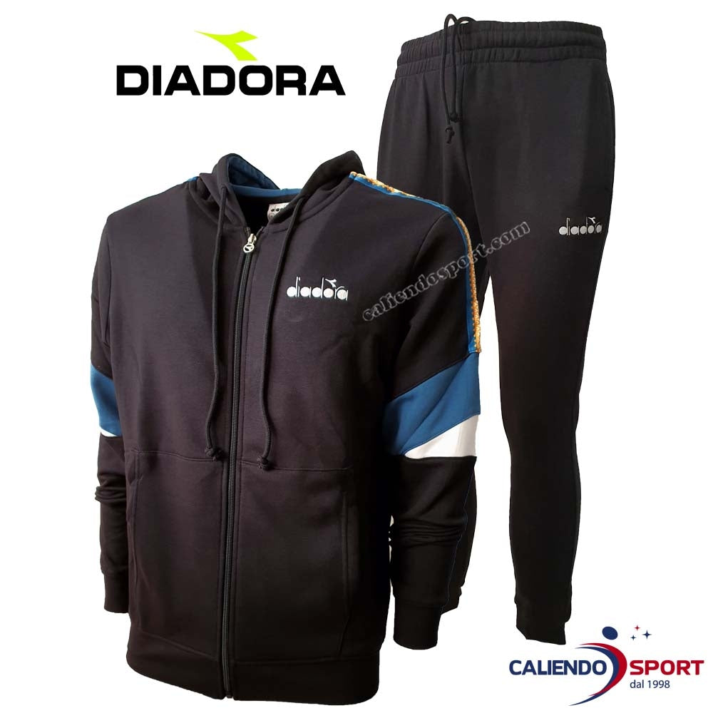 TUTA DIADORA 176467 80013 NERO HD FZ CUFF SUIT