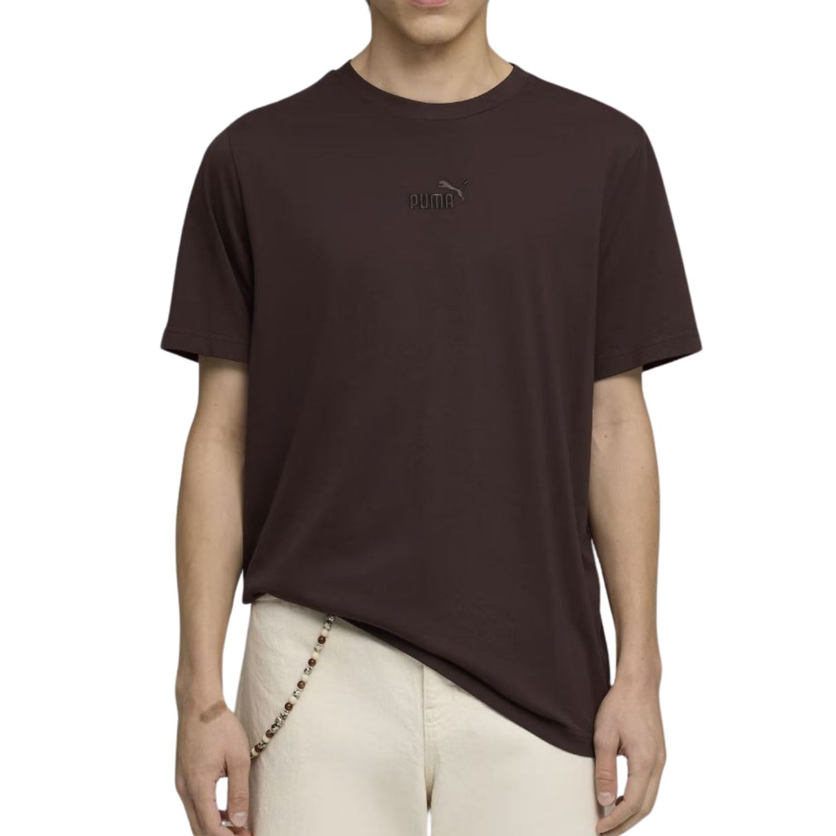 T-SHIRT PUMA 692912-31 ESSENTIALS COTONE CHOCOLATE