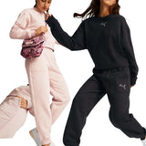 TUTA PUMA DONNA 670025 COTONE FELPATO