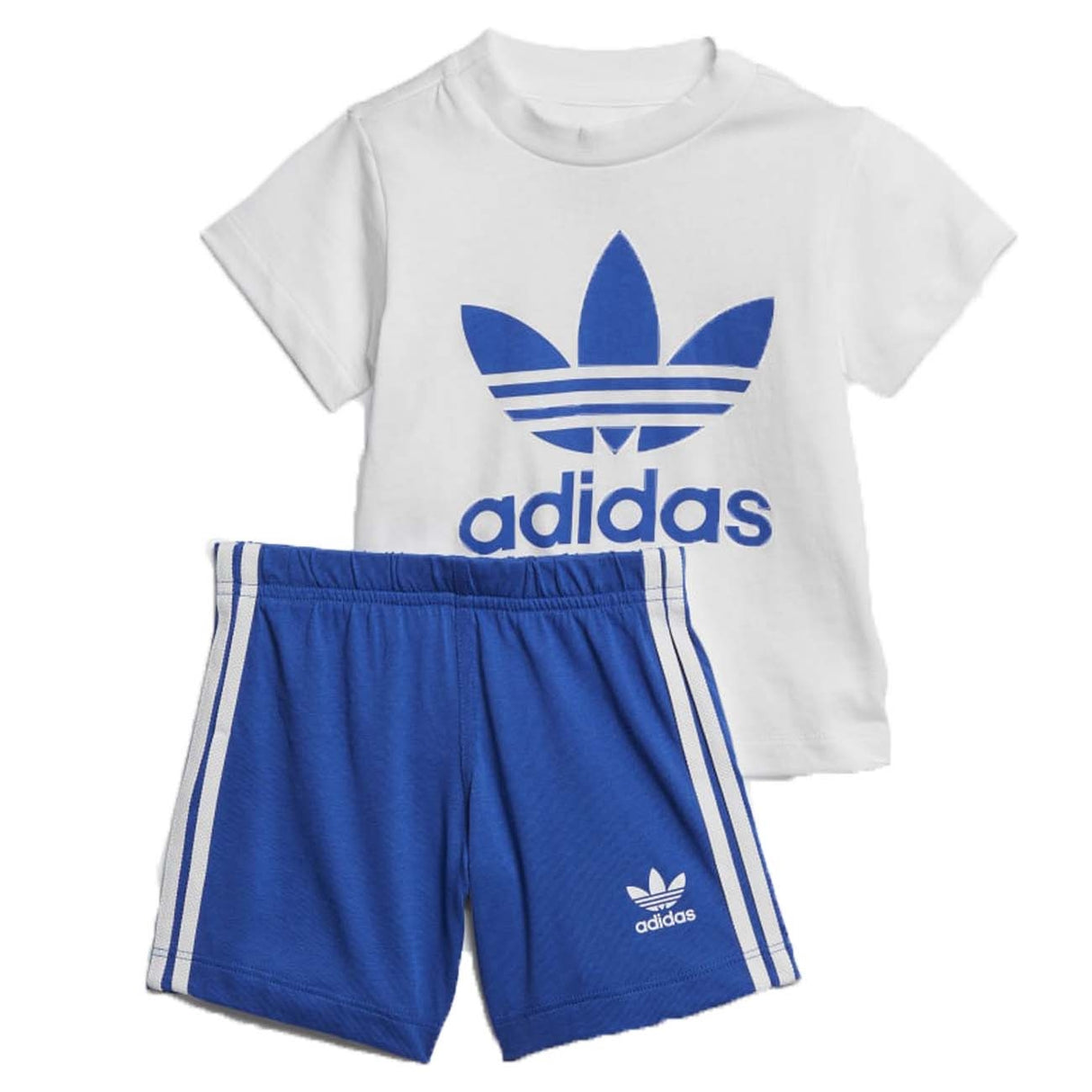 ADIDAS KIDS SET GD2626 TREFOIL SHORTS TEE