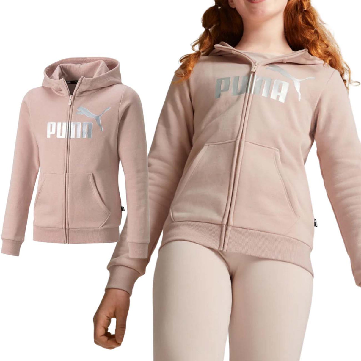PUMA 672113 47 ESSENTIAL COTTON SWEATSHIRT GIRLS