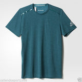 Uomo Training T-shirt Adidas  Climachill Sport Corsa Palestr