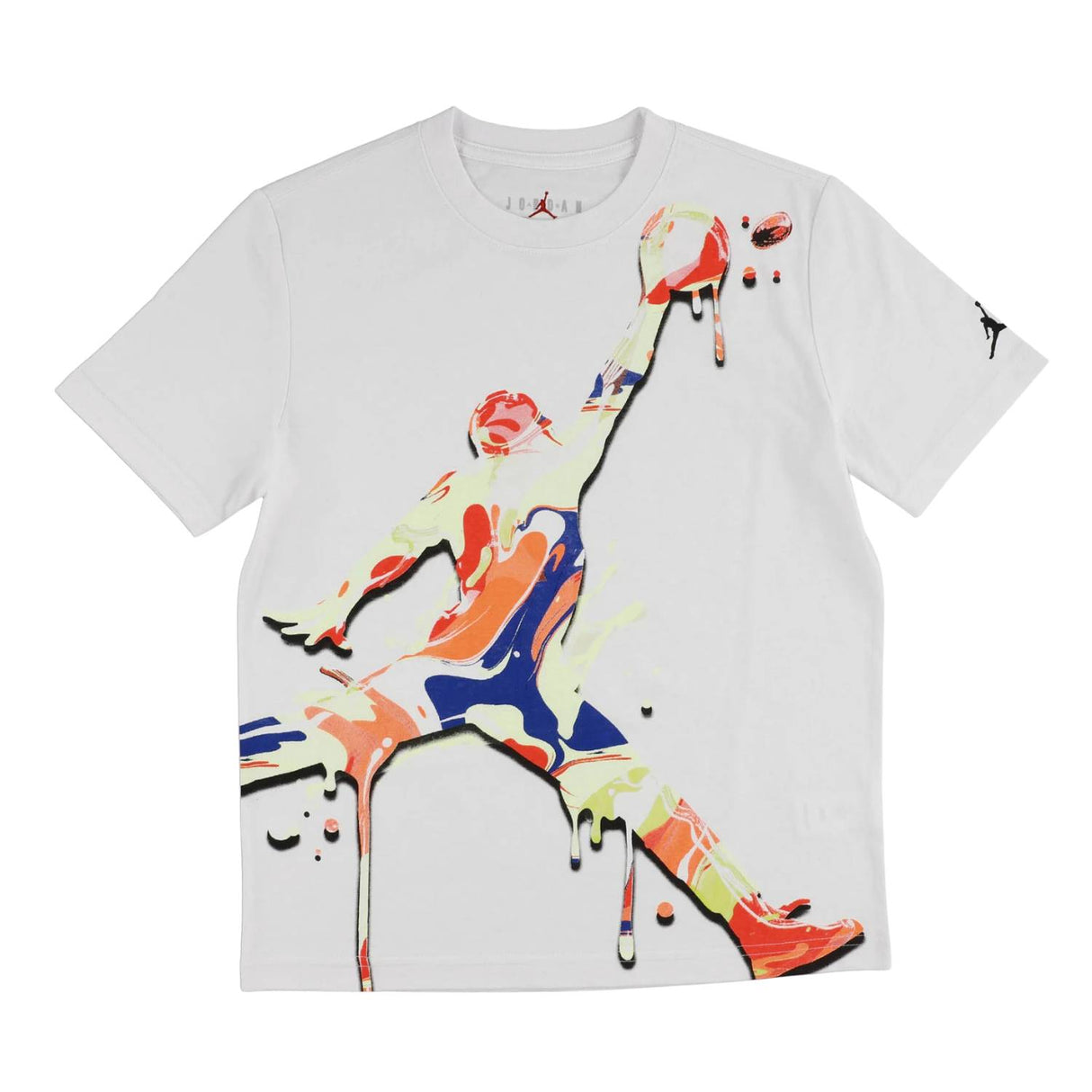 T-SHIRT RAGAZZI JORDAN 95F896-001 COTONE BIANCO