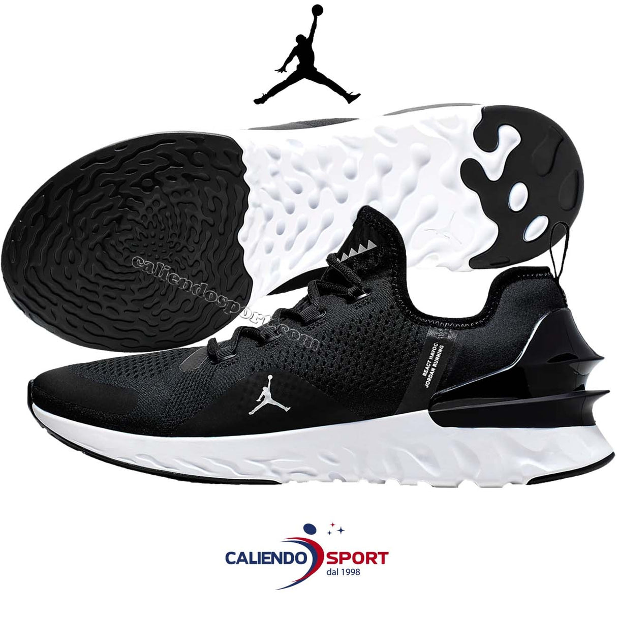 SCARPA JORDAN AR8815 001 REACT HAVOC NERO NIKE