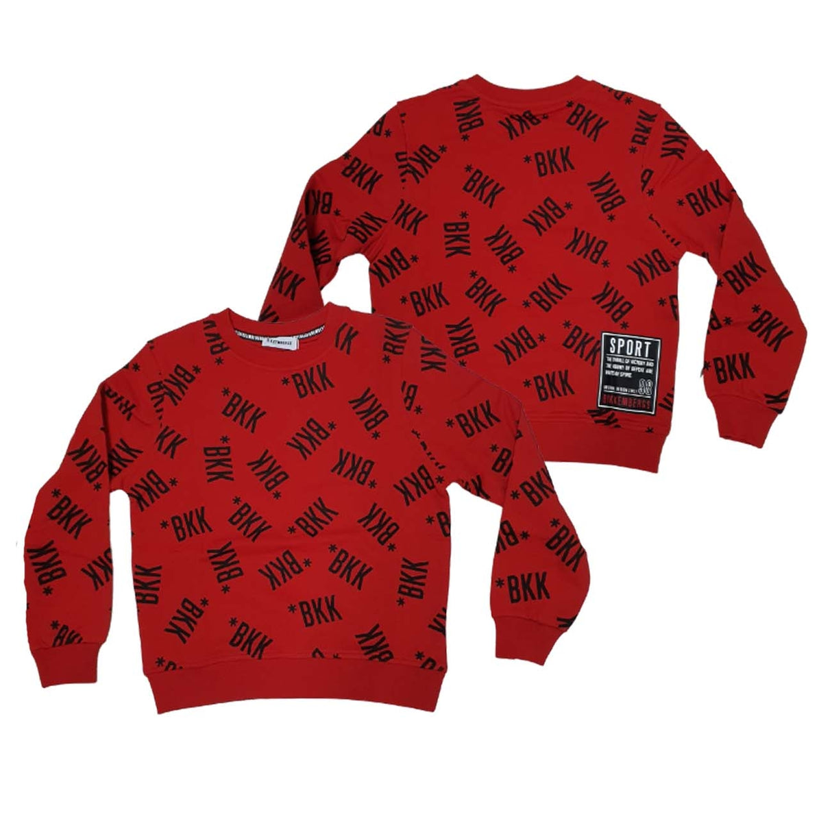 BIKKEMBERGS BK0461 ROUND NECK SWEATSHIRT CHILDREN