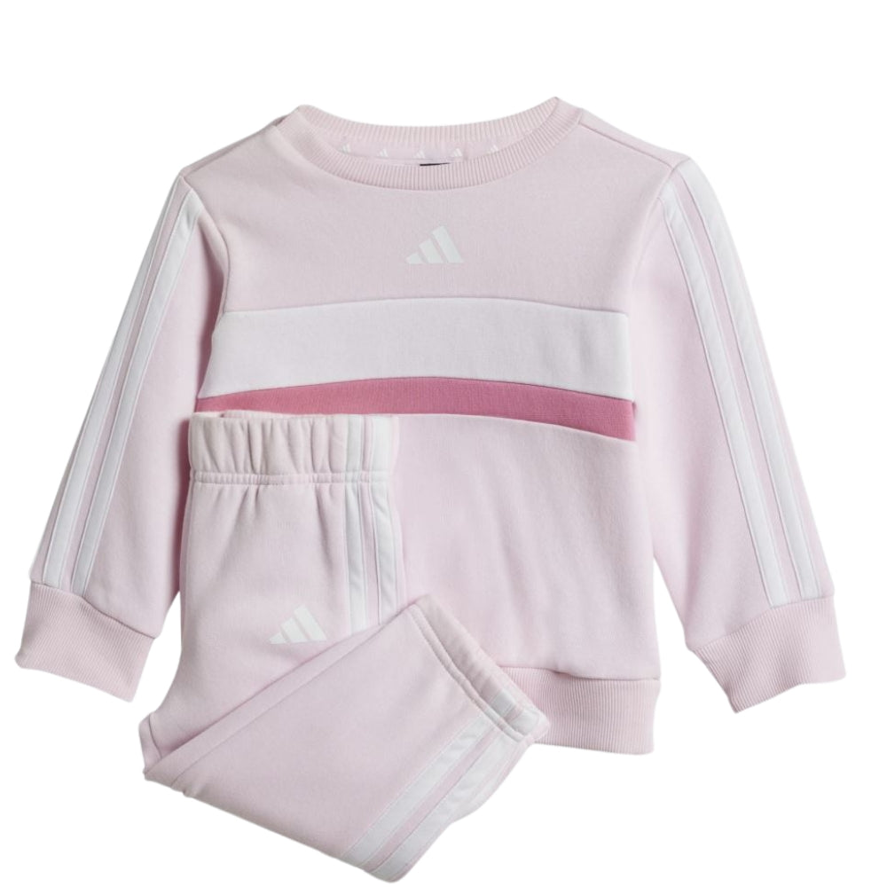 TUTA BAMBINA ADIDAS JN2234 ROSA COTONE FELPATO