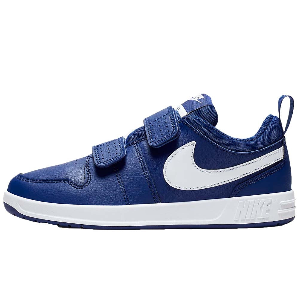 CHAUSSURES NIKE AR4161 002 400 100 BLANC BLEU GRIS PICO 5 STRAPPLE POUR ENFANTS