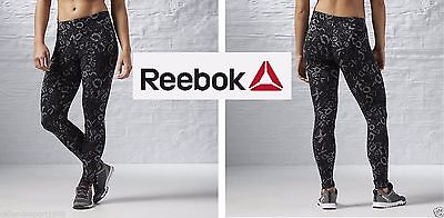 LEGGINGS Femme Reebok Sport Fitness RUNNING DÉCONTRACTÉ GYM Entraînement PANTALONS