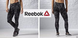 LEGGINGS Femme Reebok Sport Fitness RUNNING DÉCONTRACTÉ GYM Entraînement PANTALONS