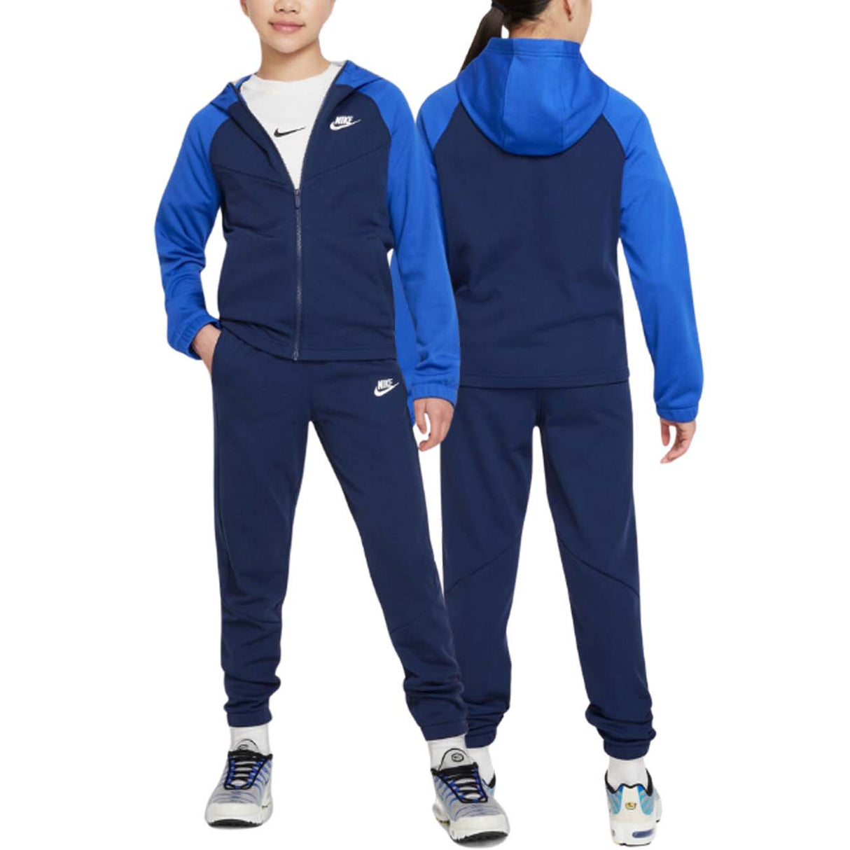 TUTA RAGAZZI NIKE FD3072 480 SPORTWEAR BLU