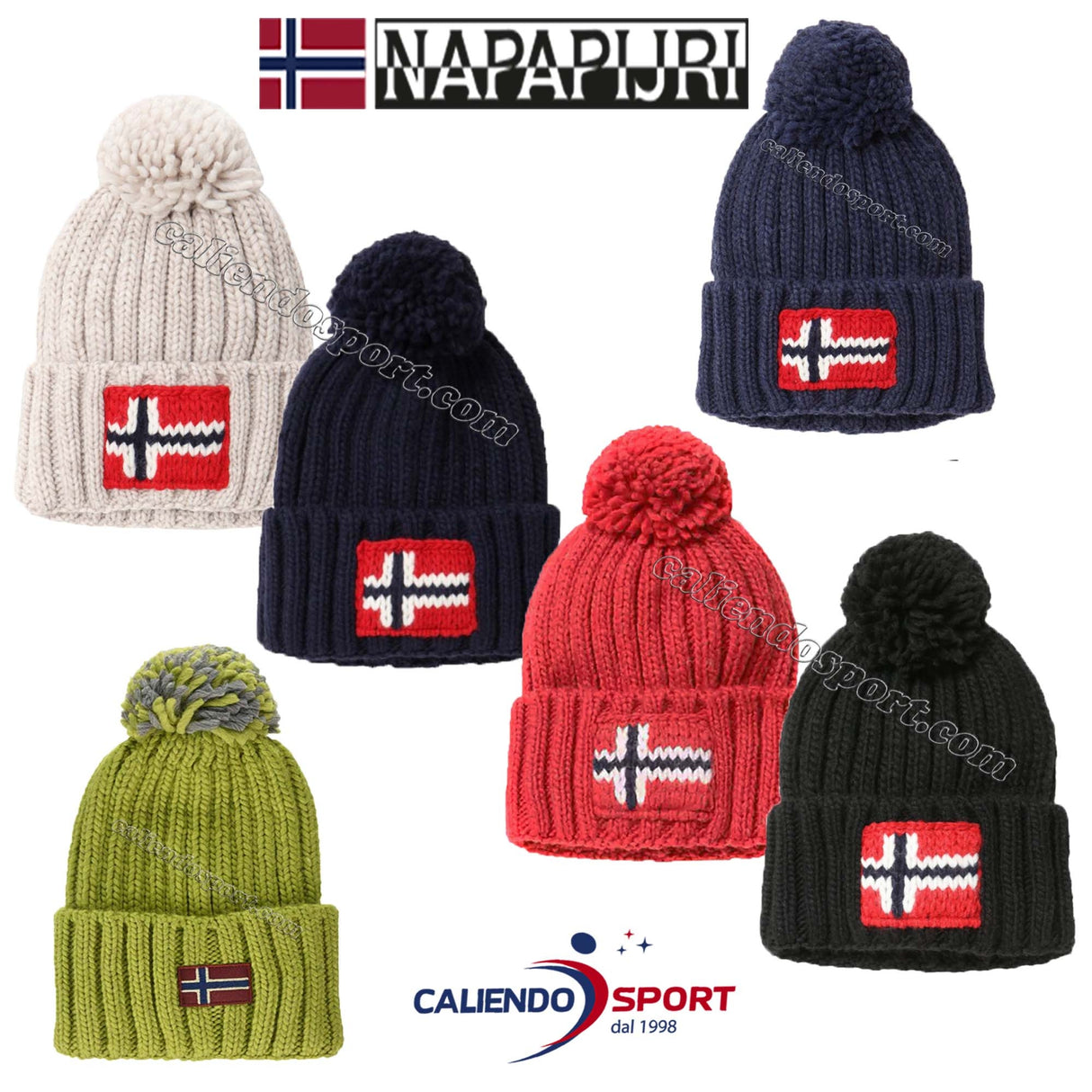 NAPAPIJRI HAT WITH PON PON WOOL HAT