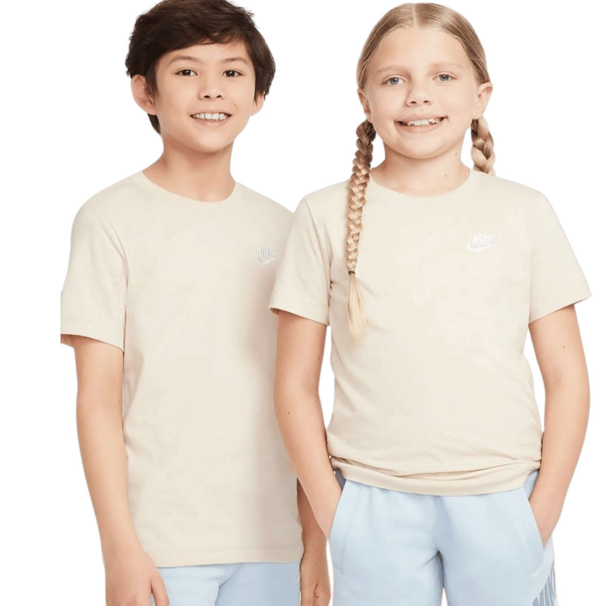 T-SHIRT RAGAZZI NIKE FZ5177-126 COTONE BEIGE