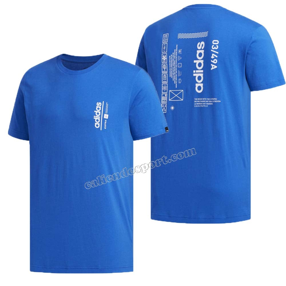 T-SHIRT COL ROND EN COTON ADIDAS FM6085 FM6084 FM6086