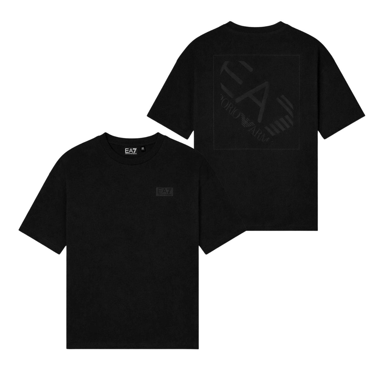 T-SHIRT RAGAZZI ARMANI EA7 E26 7B000256 AF12874 UC001 COTONE