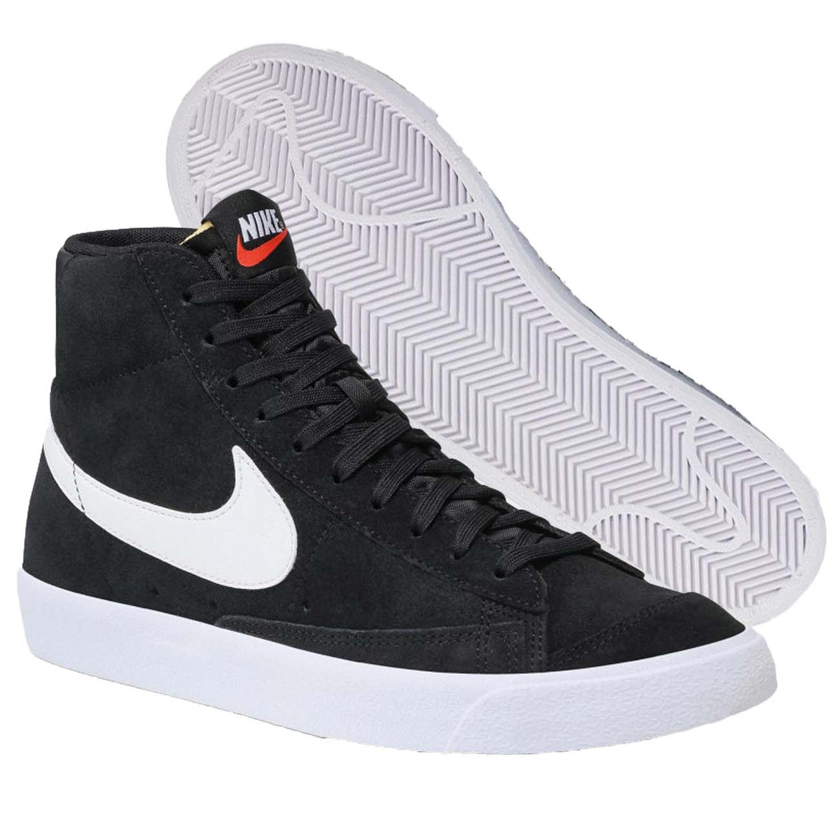 SCARPA NIKE BLAZER CI1172 002 MID 77 SUEDE NERO