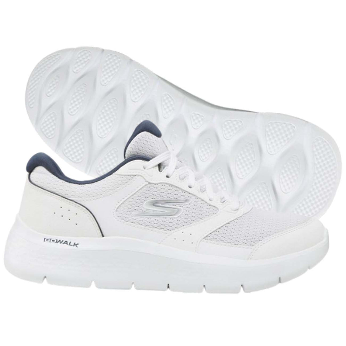SKECHERS SHOE 216480 WNV GO WALK FLEX WHITE-