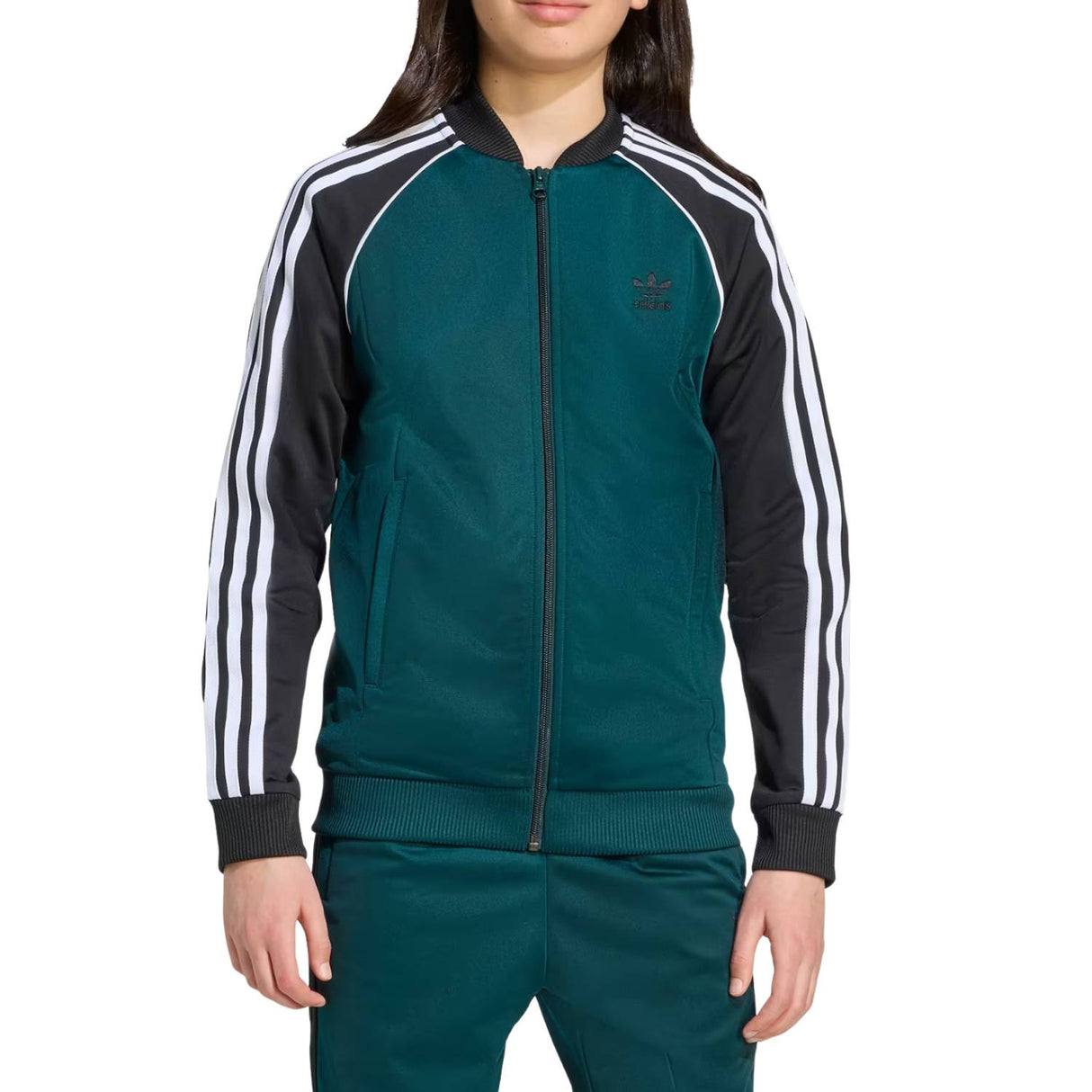 GIACCA RGAZZI ADIDAS JV8565 ADICOLOR VERDE ACETATO