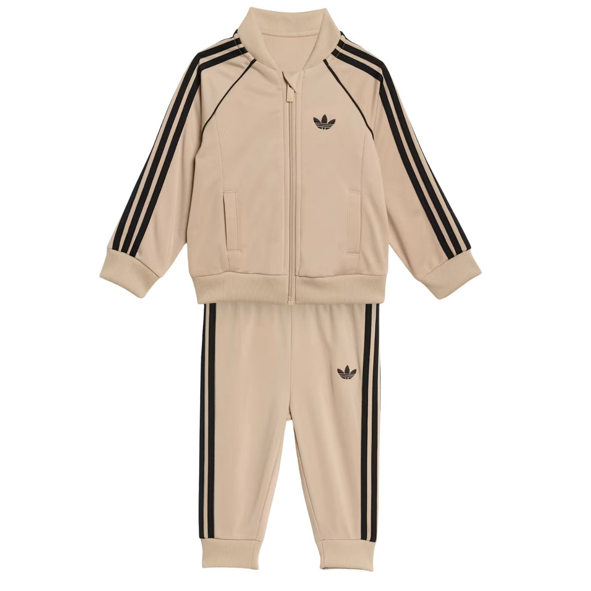 TUTA BAMBINI ADIDAS KD1026 TRICOT BEIGE