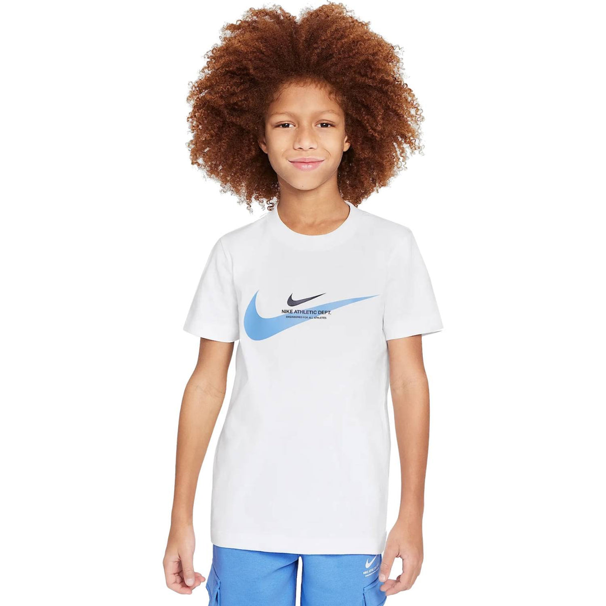 T-SHIRT RAGAZZI NIKE HV6970 101 SPORTWEAR COTONE