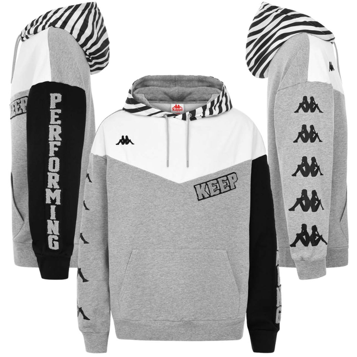 KAPPA SWEATSHIRT 381D6GW AUTHENTIC GRAPHIK VIRLON