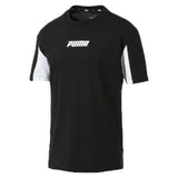 T-SHIRT HOMME PUMA 854152 01 02 BLANC NOIR COTON REBEL