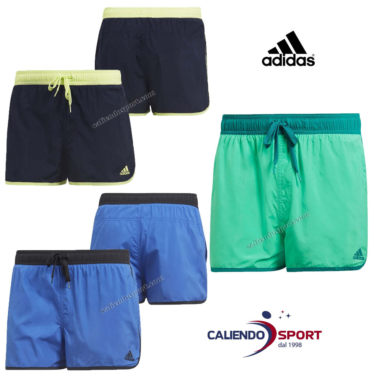 COSTUME PANTALONCINO UOMO NUOTO CV5127/28/29 BLU AZZURRO VERDE MARE