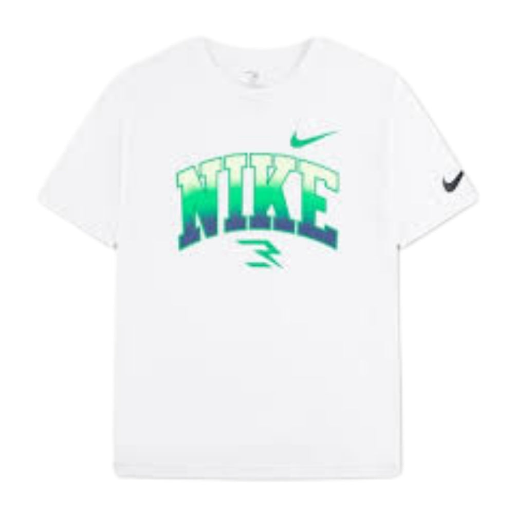 T-SHIRT RAGAZZI NIKE 9Q1462 001 SPORTWEAR COTONE BIANCO