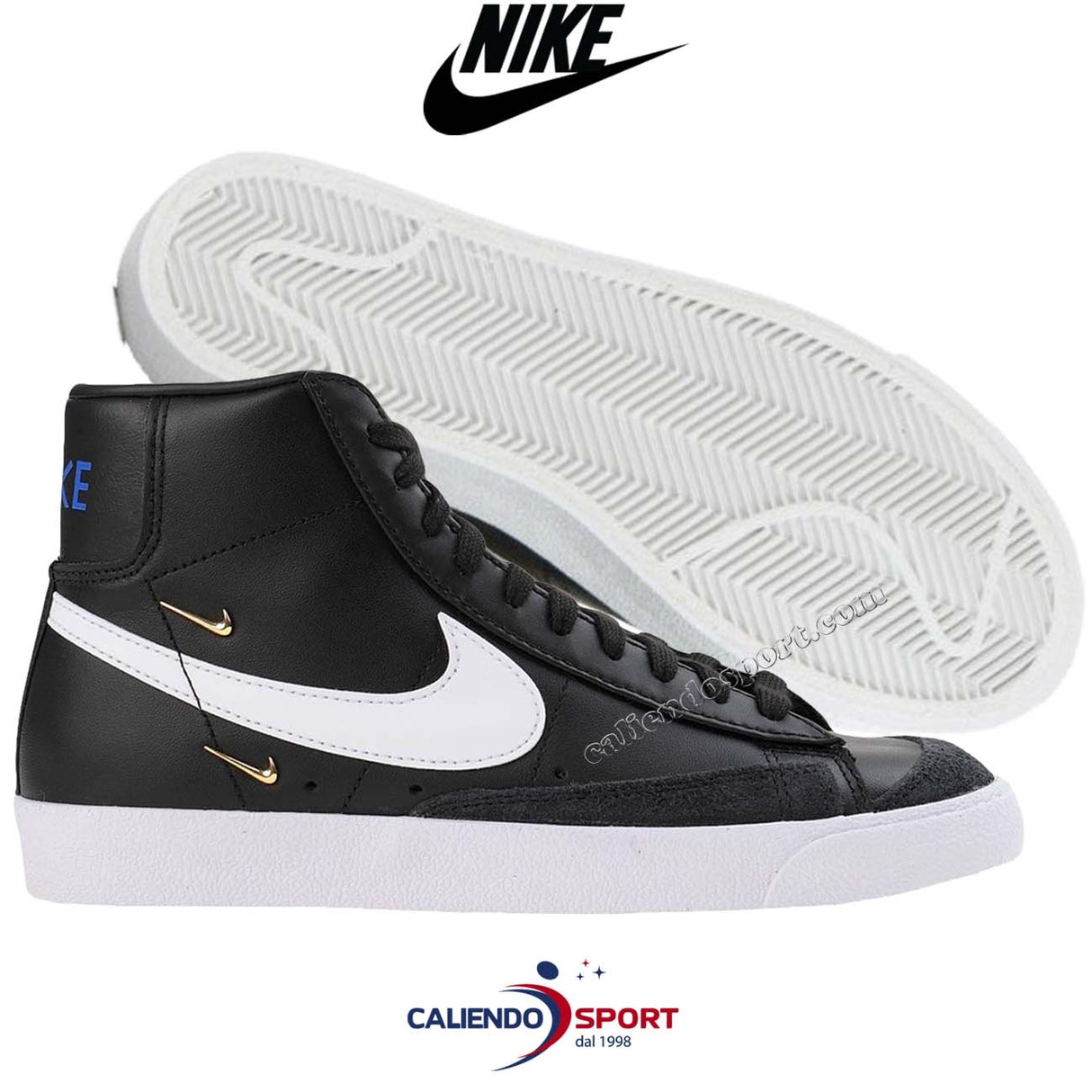 SCARPA NIKE BLAZER MID 77 CZ4627 001 NERO