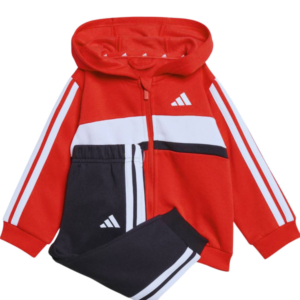 TUTA BAMBINI ADIDAS KC6003 SPORTWEAR COTONE FELPATO