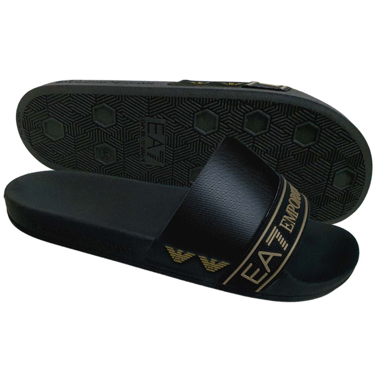CIABATTE ARMANI EA7 XCP011 XK277 N419 NERO LOGO