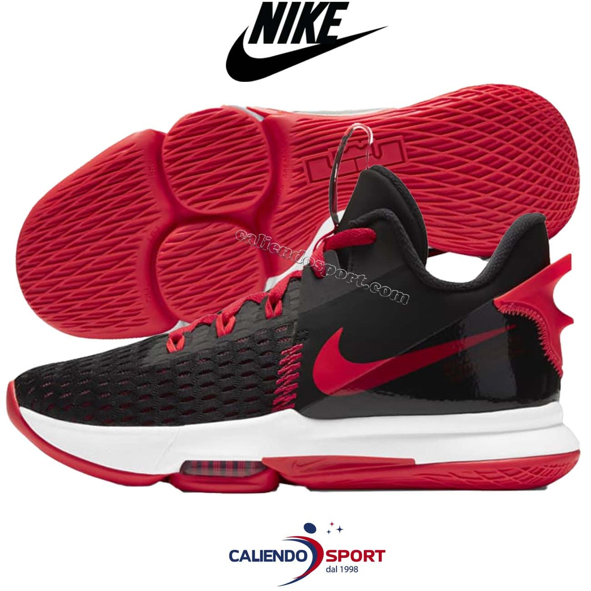 SCARPA NIKE CQ9380 005 LEBRON WITNESS 5 BASKET