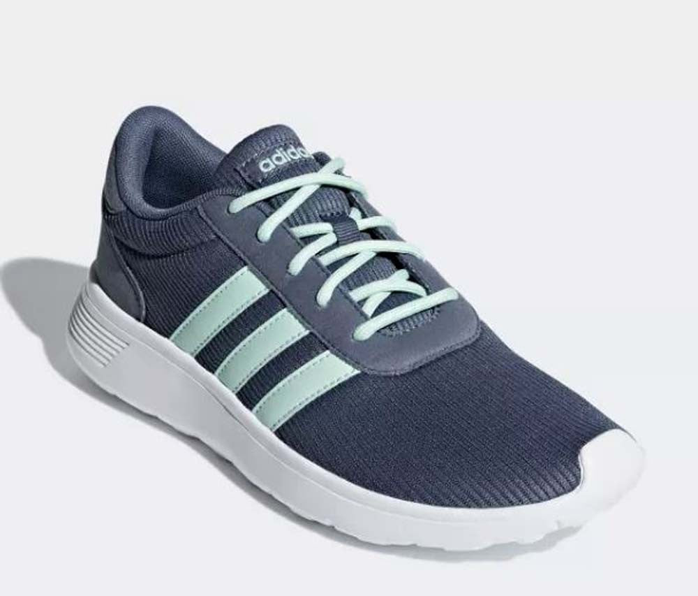 SCARPA DONNA ADIDAS B44653 B44654 LITE RACER GRIGIO ROSA PALESTRA SPORT