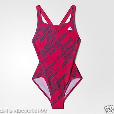 Adidas OLYMPIC ONE PIECE SWIMSUIT Girl JR POOL SWIMMING SEA AJ7799 2016