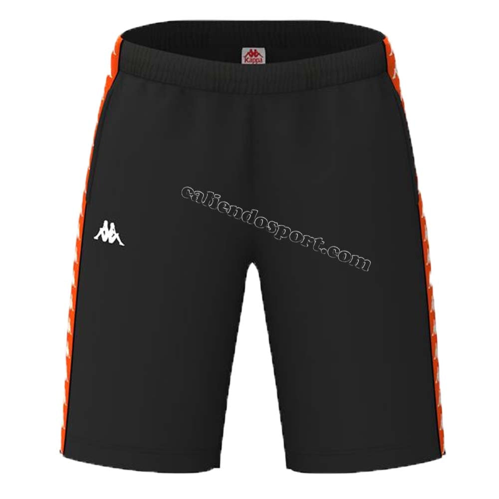 KAPPA SHORTS 3111I3W 222 BANDA TREADS BLACK WHITE