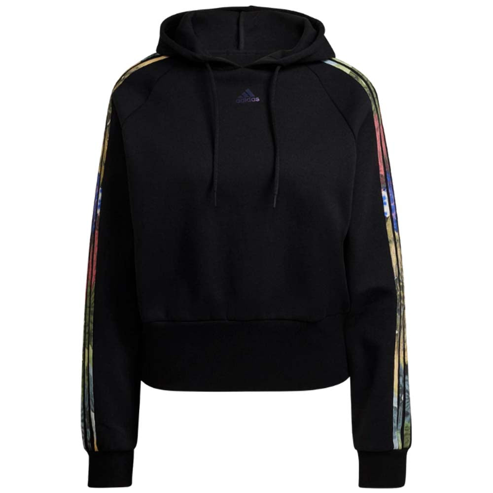 ADIDAS HI0028 HN5278 ALLOVER PRINT WOMEN'S SWEATSHIRT BRUSHED COTTON