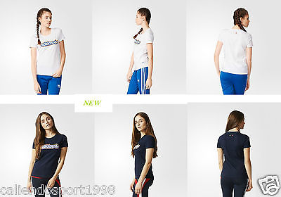 Women Originals T-shirt Adidas Sports Jersey Cotton Leisure AJ7733/34