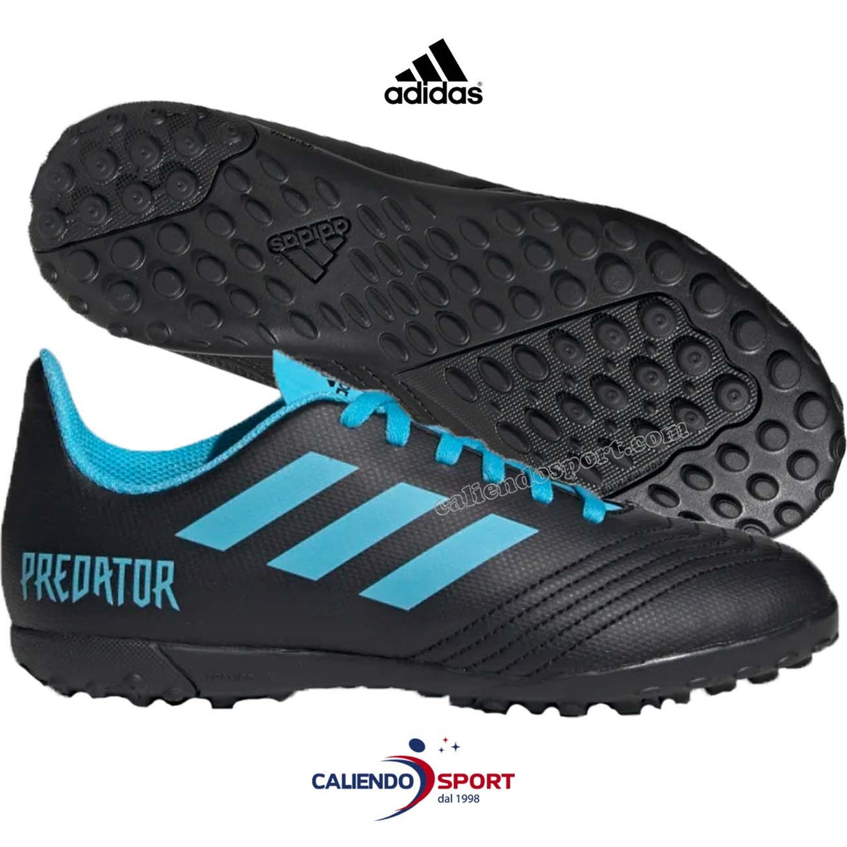 ADIDAS G25826 CHILDREN'S PREDATOR TANGO 19.4 BLACK FOOTBALL BOOTS
