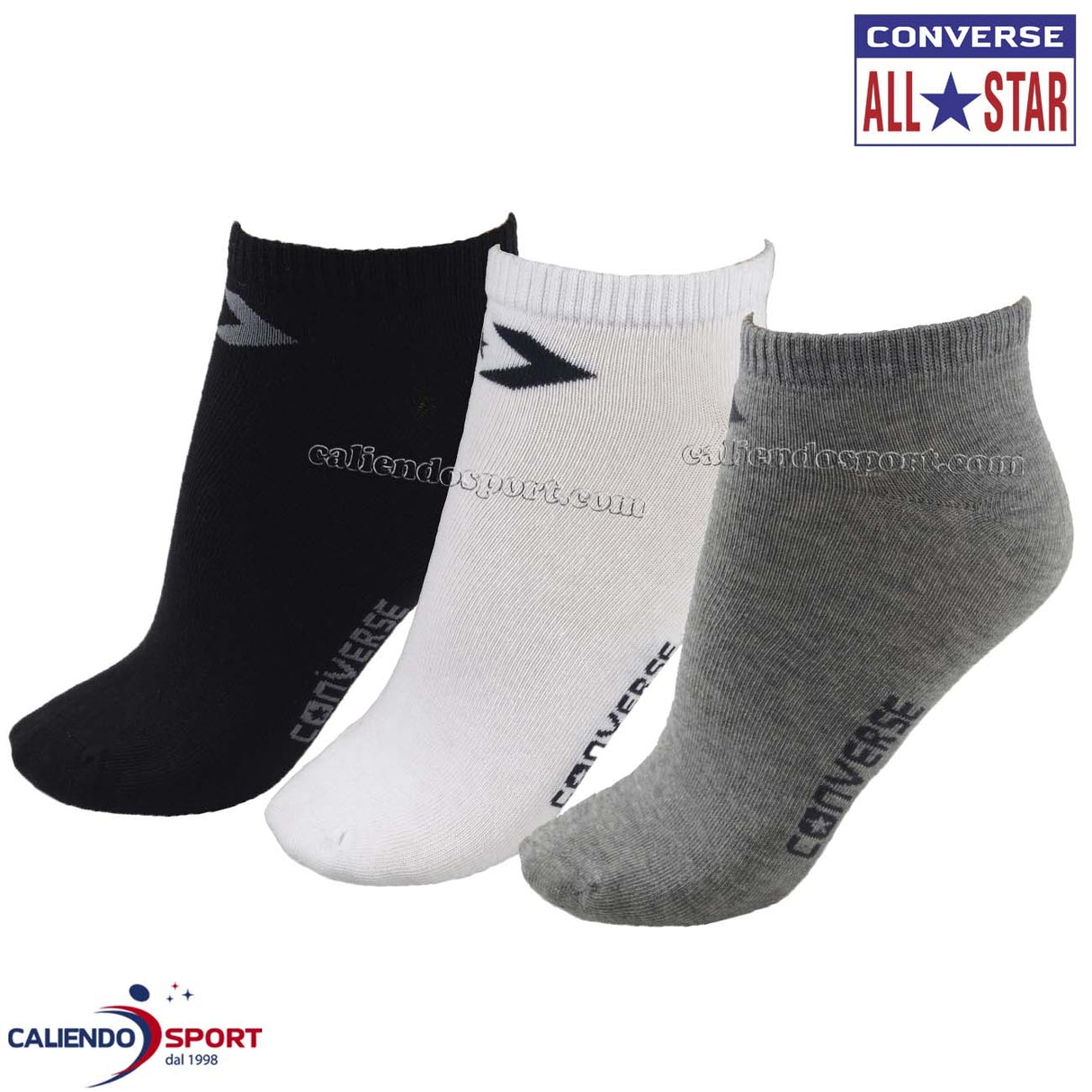 CONVERSE E751A LOW CUT SOCKS 3 PAIRS