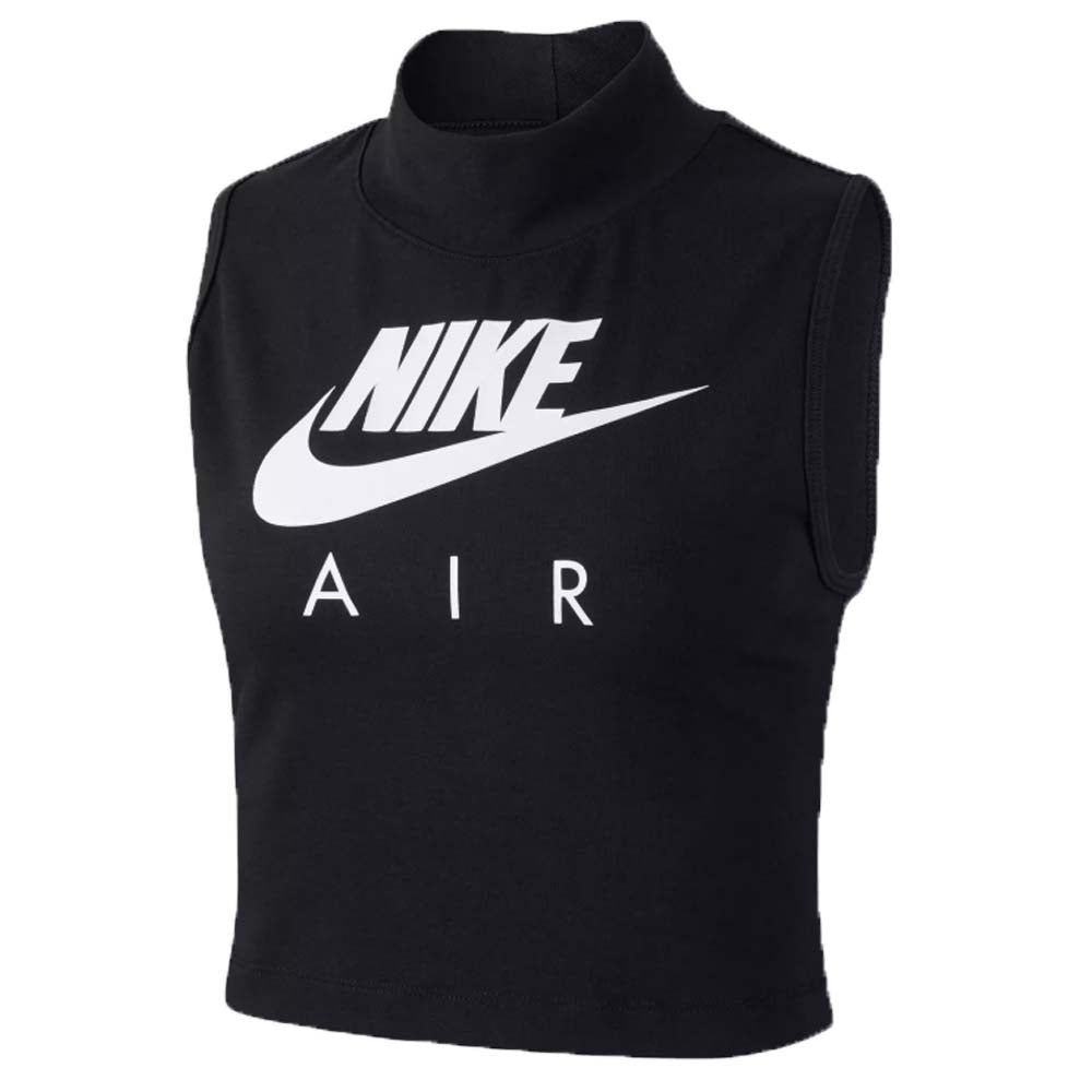 CANOTTA NIKE DONNA CJ3782 010 100 QIR NERO BIANCO