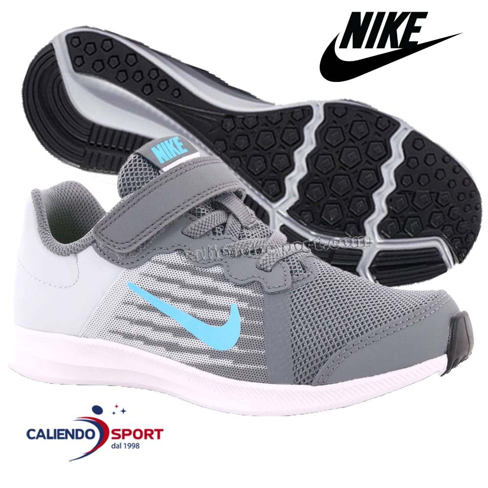 SCARPA NIKE RAGAZZI 922854 012 GRIGIO DOWNSHIFTER 8 PSV