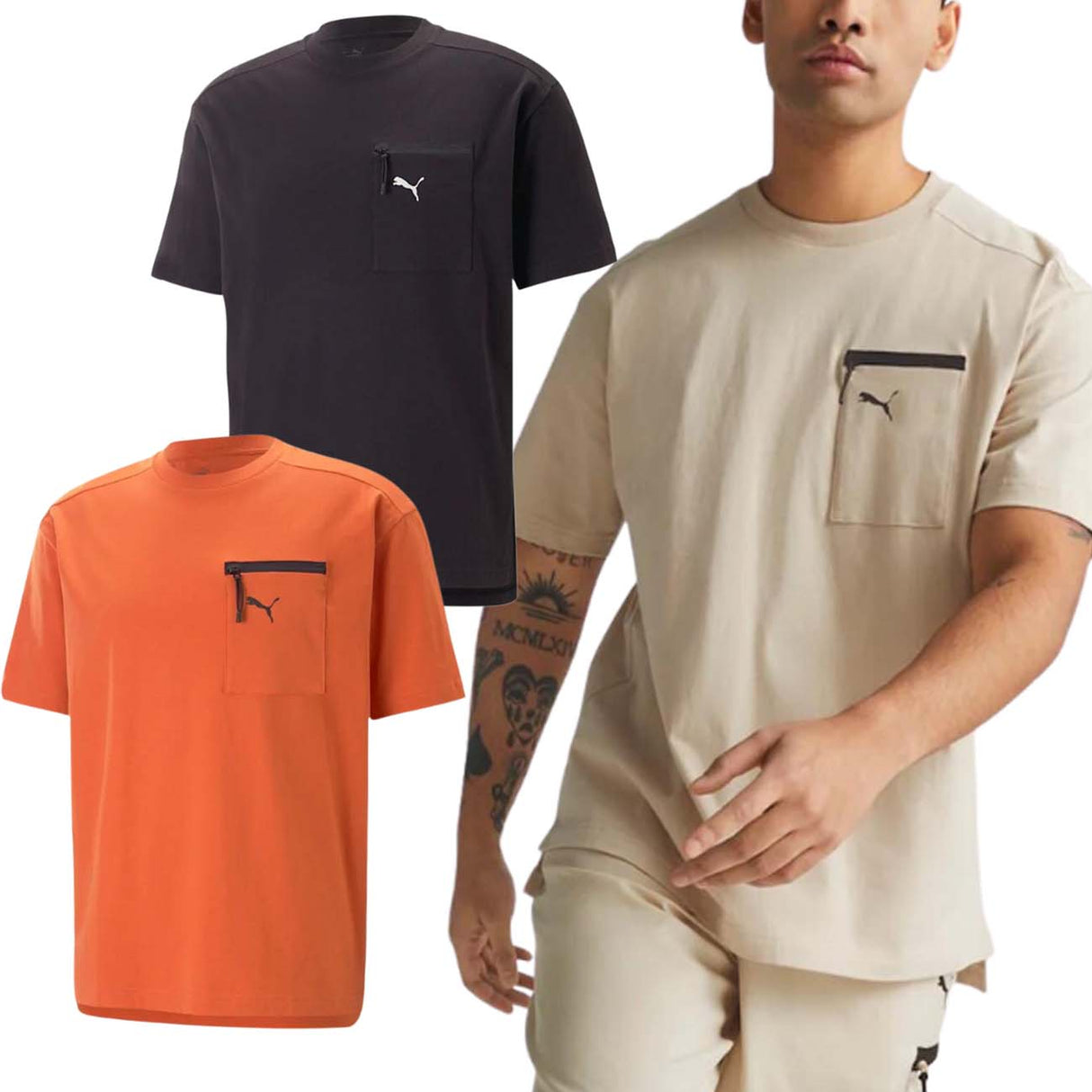 PUMA T-SHIRT 673401 OPEN ROAD COTTON