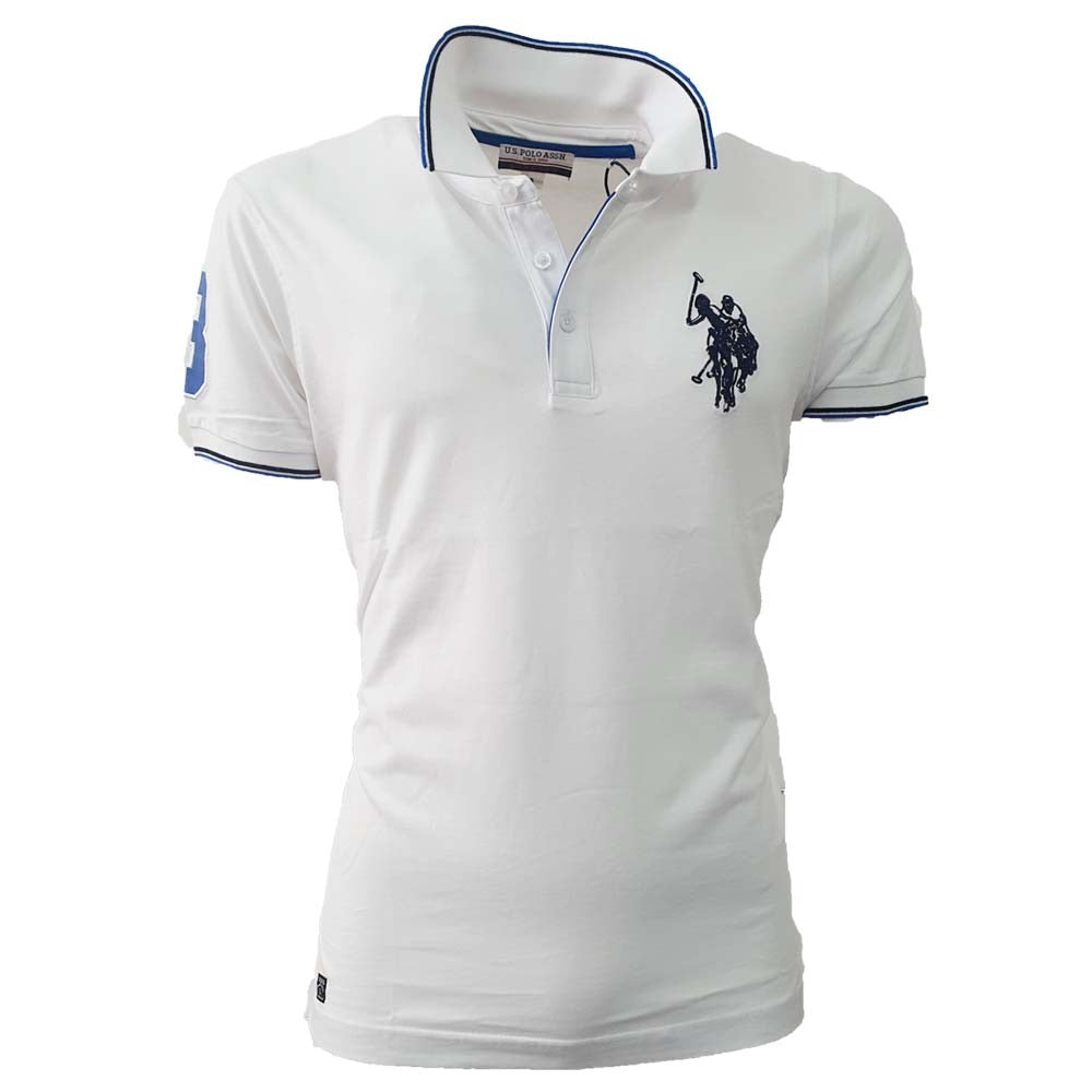 POLO UOMO 50313 U.S. POLO ASSN 3 BOTTONI COTONE