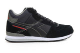 SCARPA UOMO Diadora 172355 80012 60076 Malone Mid SNEAKER NERO AZZURRO   COLLO ALTO