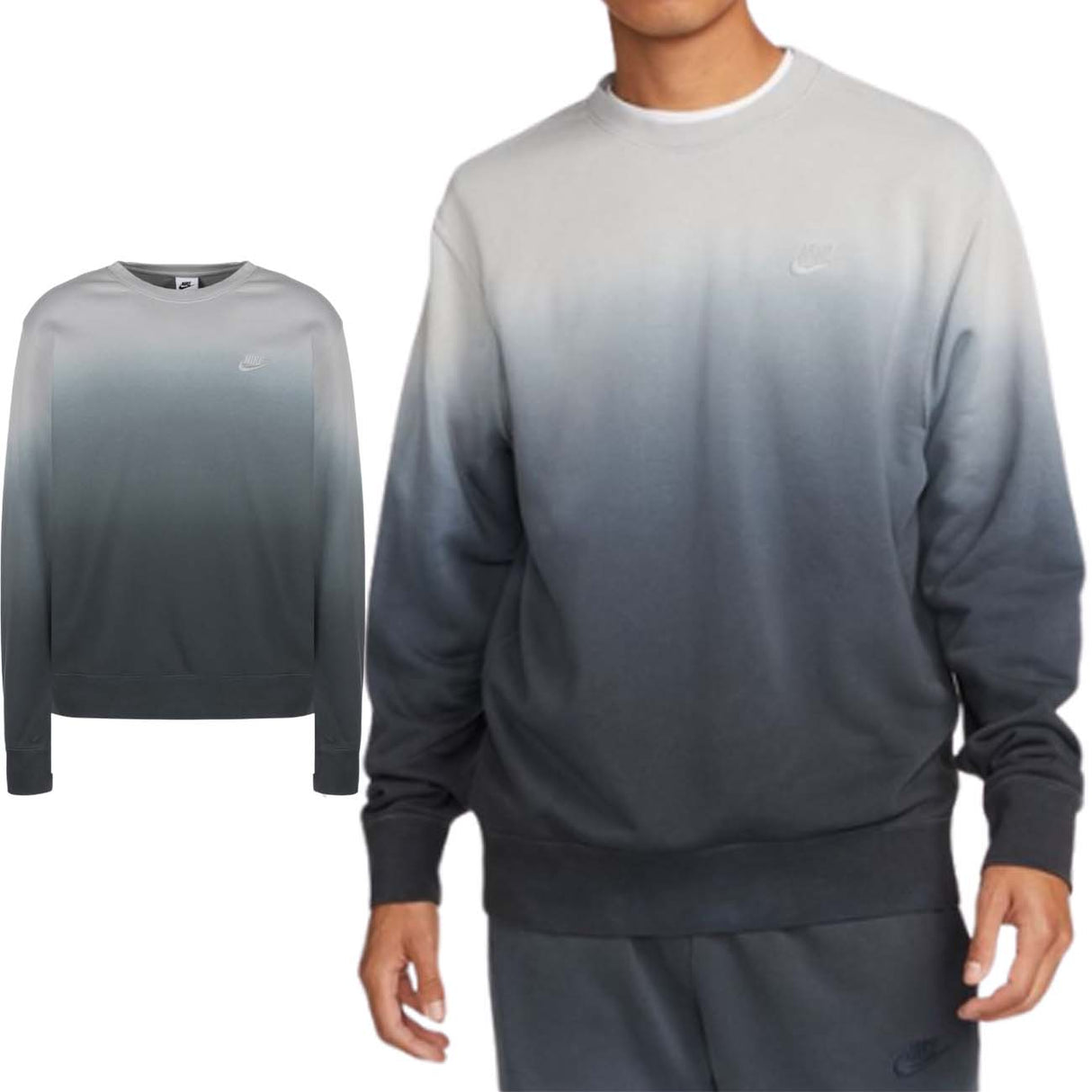 SWEAT-SHIRT SPORTWEAR EN COTON BROSSÉ NIKE DQ4627 070