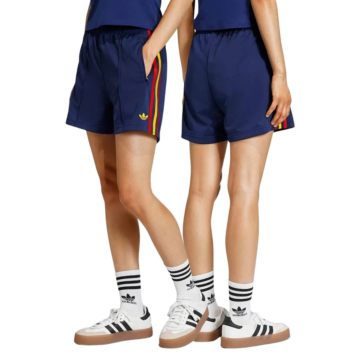 PANTALONCINO DONNA  ADIDAS KE9361 TREFOIL ESSENTIALS BLU