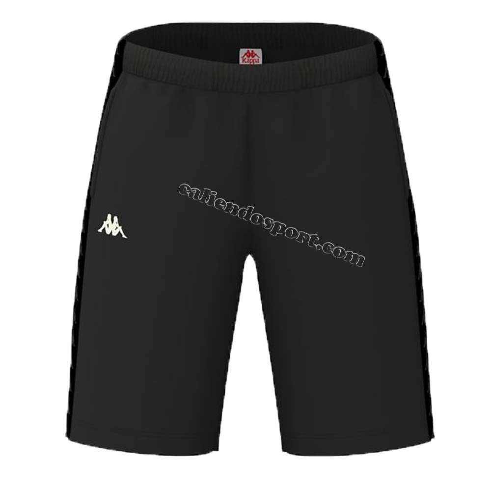 KAPPA SHORTS 3111I3W 222 BANDA TREADS BLACK WHITE
