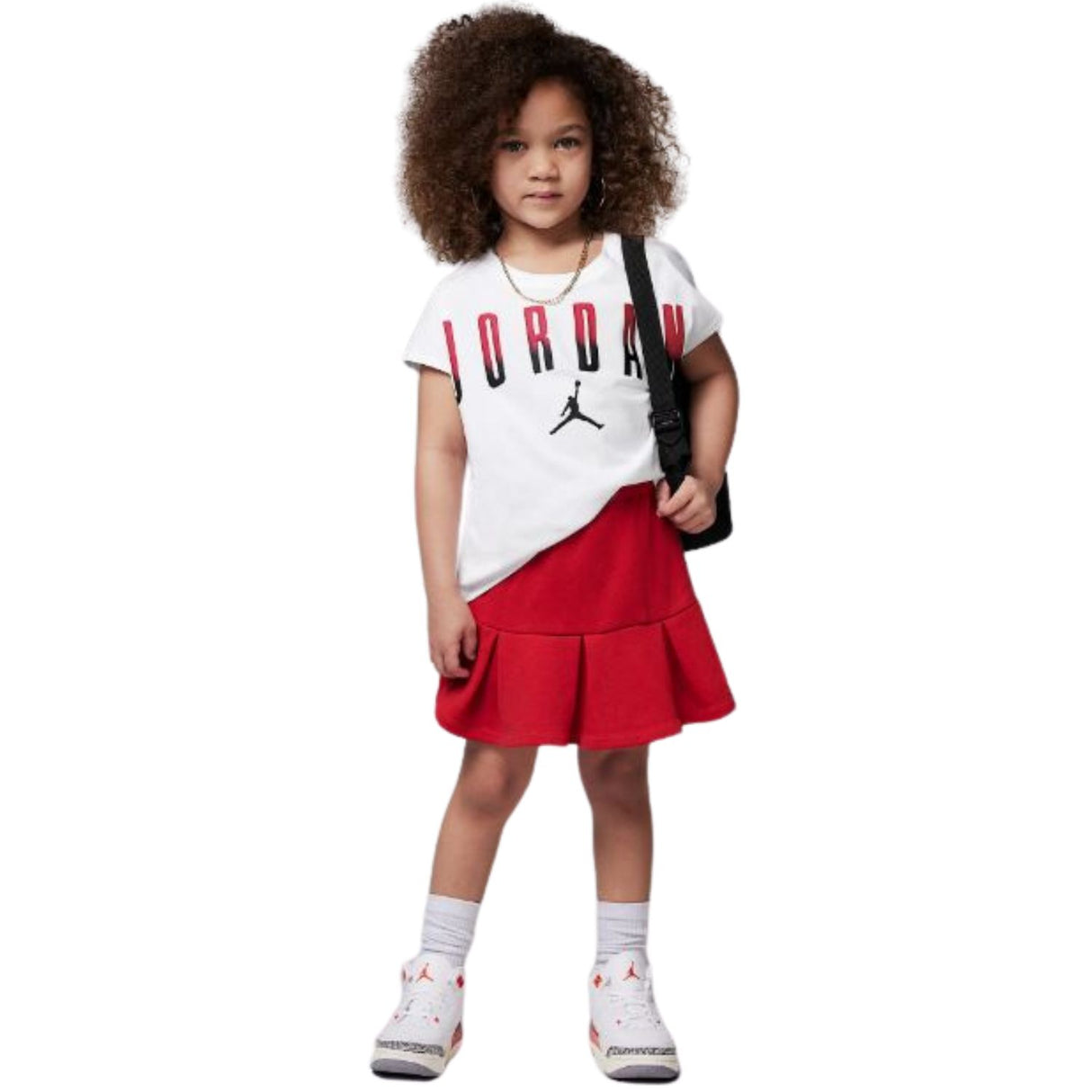 COMPLETO BAMBINA JORDAN 35D974 R78 GONNA+T-SHIRT